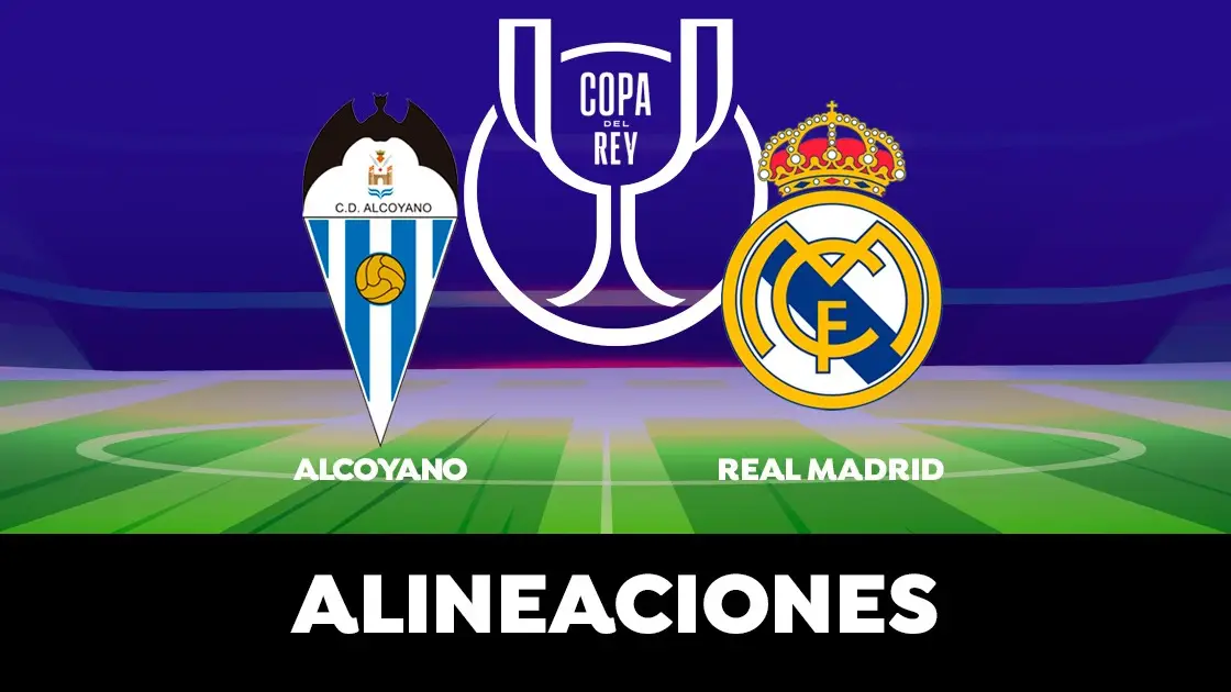 Alineaci&oacute;n del Real Madrid hoy ante el Alcoyano en el partido de Copa del Rey