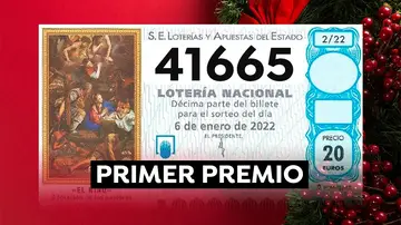 41665, primer premio de la Lotería del Niño 2022