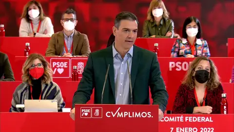 Pedro Sánchez, en el Comité Federal del PSOE: "Pedimos a la oposición lo mínimo, rigor y educación" Pedro Sánchez, en el Comité Federal del PSOE: "Pedimos a la oposición lo mínimo, rigor y educación"