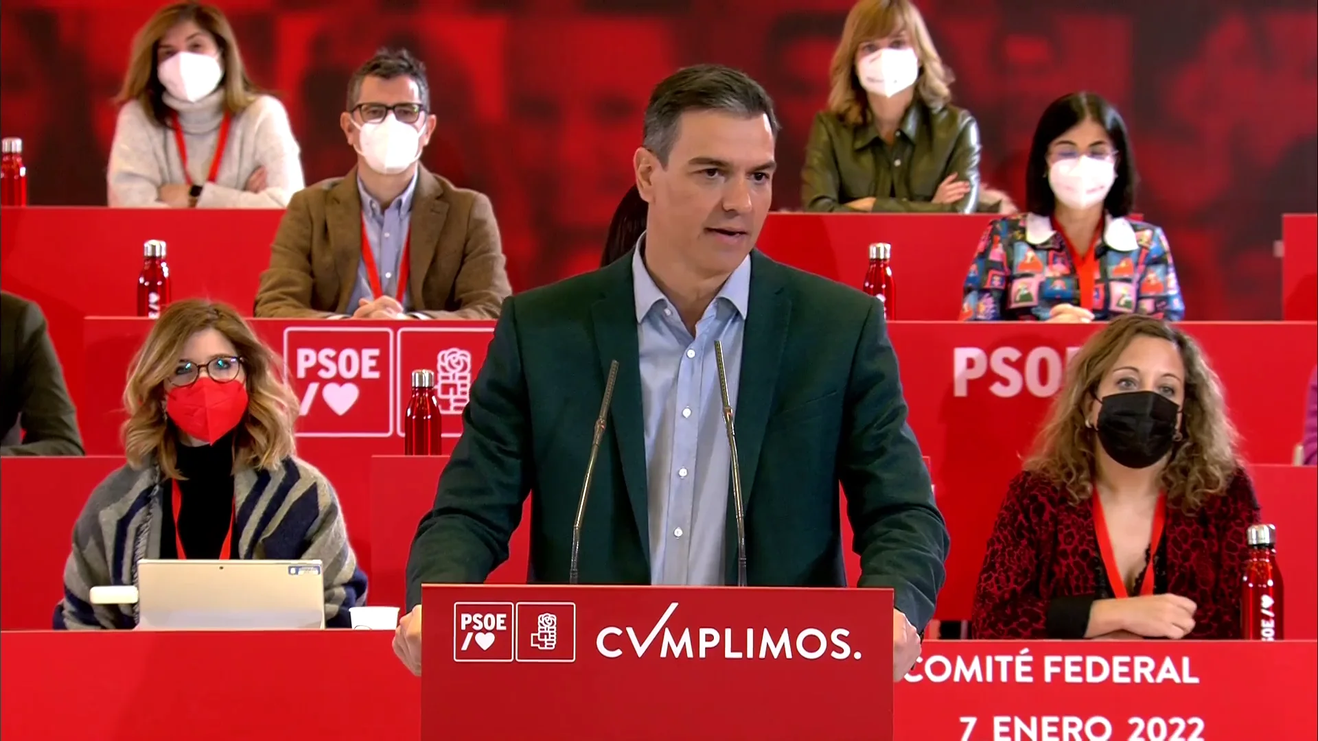 Pedro S&aacute;nchez, en el Comit&eacute; Federal del PSOE: "Pedimos a la oposici&oacute;n lo m&iacute;nimo, rigor y educaci&oacute;n"