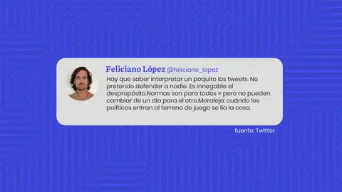 El tuit de Feliciano López El tuit de Feliciano López
