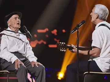 Los Rogelios cantan ‘Tres piedras negras’ en las Audiciones a ciegas de ‘La Voz Senior’ Los Rogelios cantan ‘Tres piedras negras’ en las Audiciones a ciegas de ‘La Voz Senior’