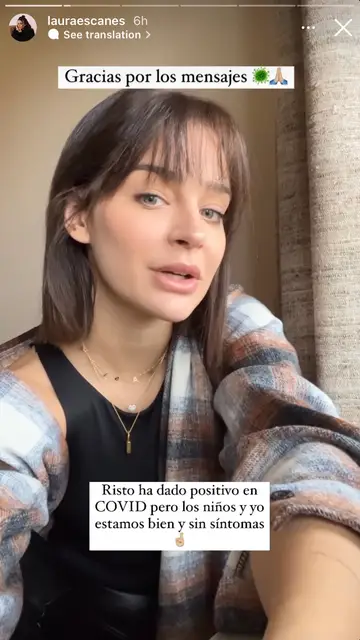 Laura Escanes asegura que tanto ella como los niños se encuentran bien y sin síntomas Laura Escanes asegura que tanto ella como los niños se encuentran bien y sin síntomas