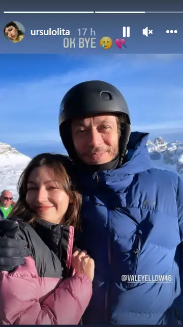 Úrsula Corberó y Valentino Rossi Úrsula Corberó y Valentino Rossi