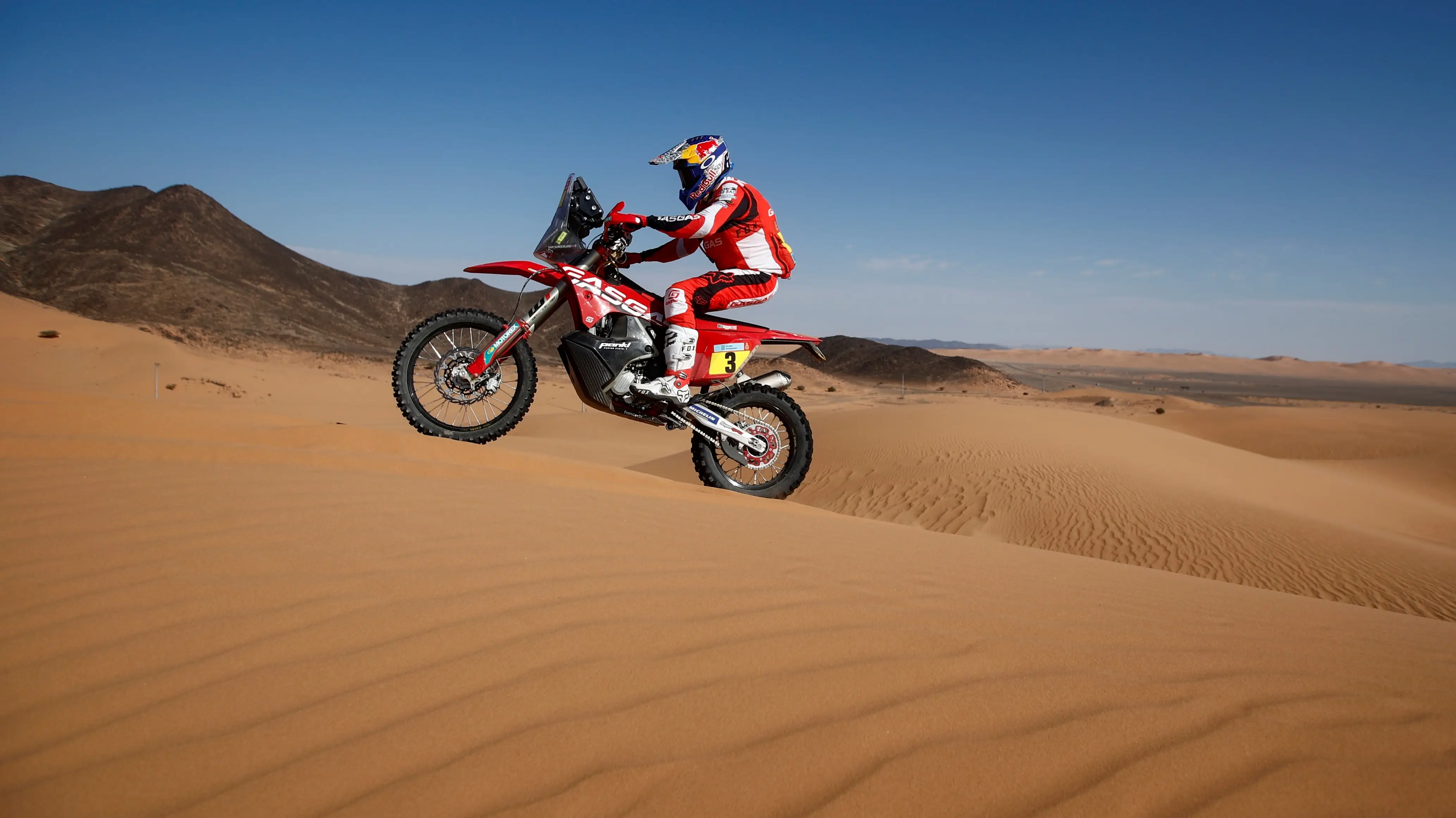 Sam Sunderland, en acci&oacute;n en la etapa 8 del Dakar 2022