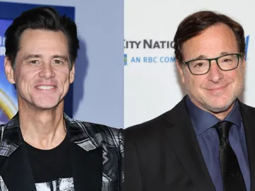 Jim Carrey y Bob Saget Jim Carrey y Bob Saget