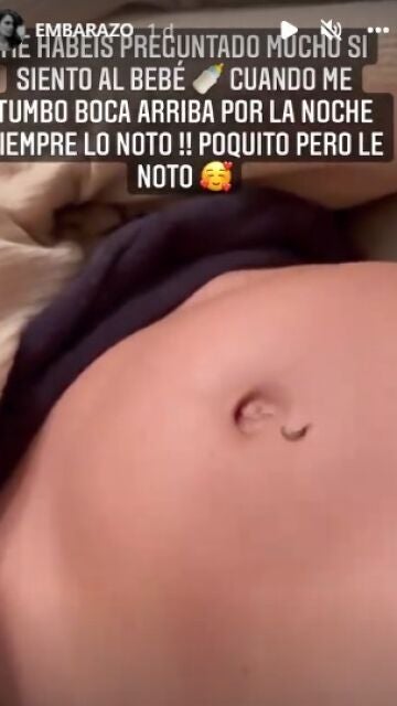 Carla Barber en las historias de Instagram