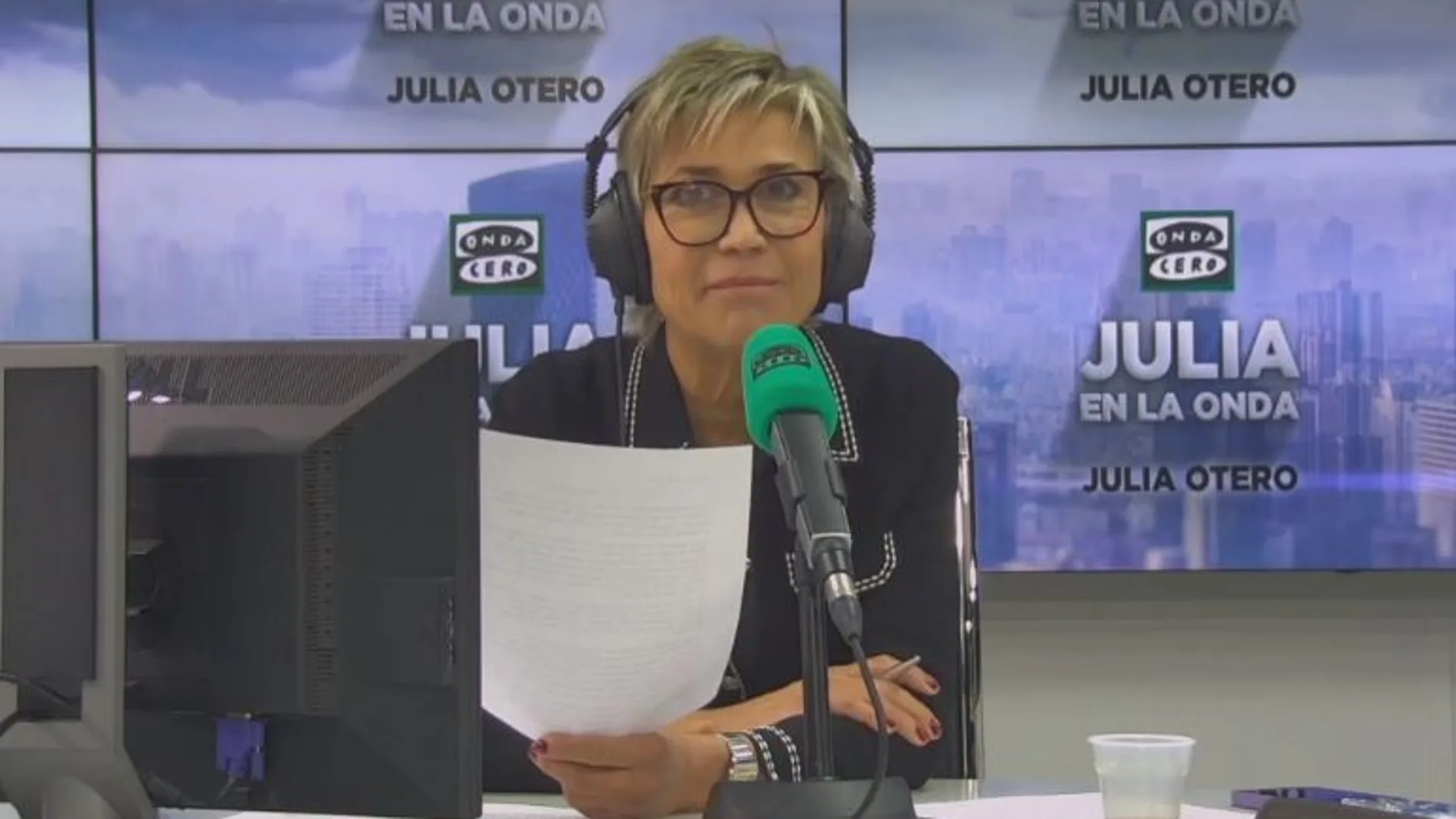 Julia Otero en su regreso a la radio