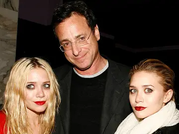 Las gemelas Olsen y Bob Saget Las gemelas Olsen y Bob Saget