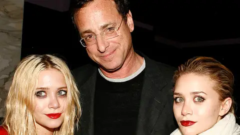 Las gemelas Olsen y Bob Saget Las gemelas Olsen y Bob Saget