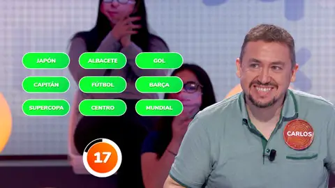 ¡Iniesta de mi vida! El golazo de Carlos Adán en ‘Pasapalabra’ gracias al futbolista ¡Iniesta de mi vida! El golazo de Carlos Adán en ‘Pasapalabra’ gracias al futbolista