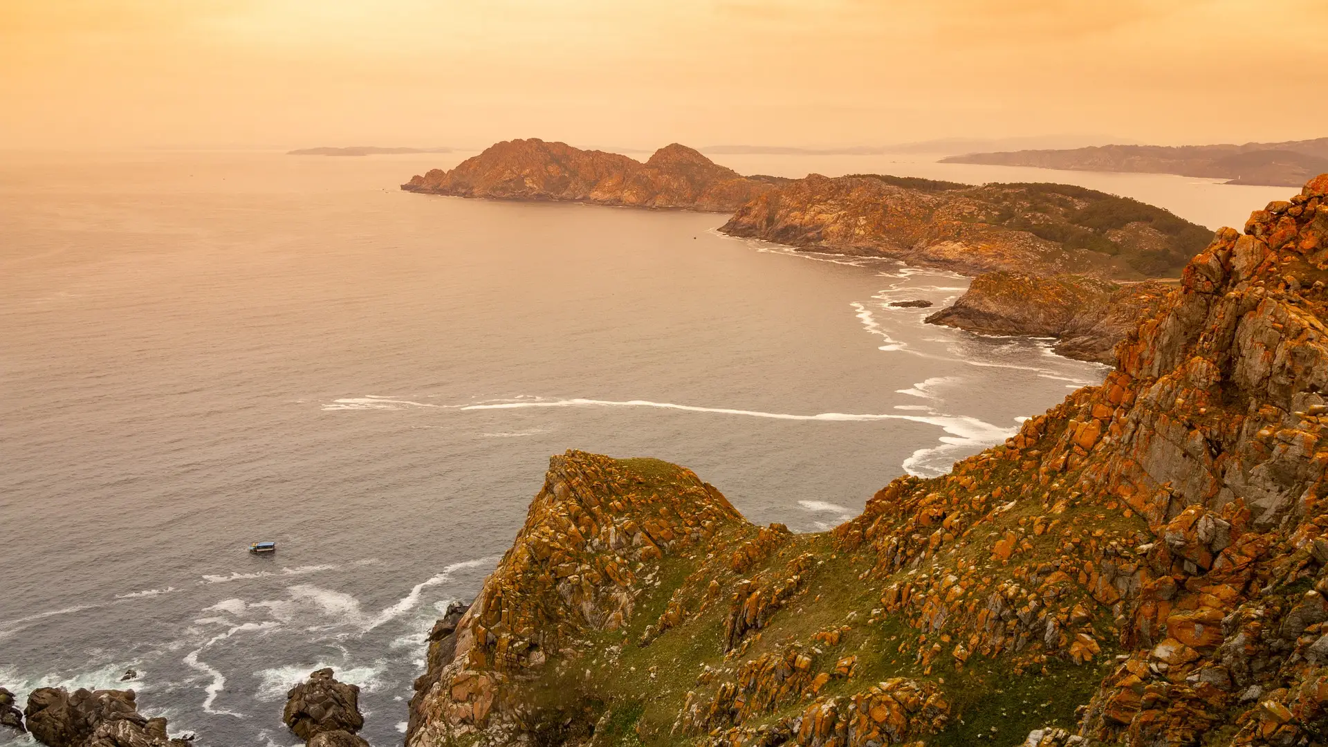 Paisaje de las Islas C&iacute;es 