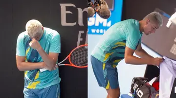 Bernard Tomic, a la juez de silla en mitad de un partido: "Tengo covid, en dos días voy a dar positivo" Bernard Tomic, a la juez de silla en mitad de un partido: "Tengo covid, en dos días voy a dar positivo"