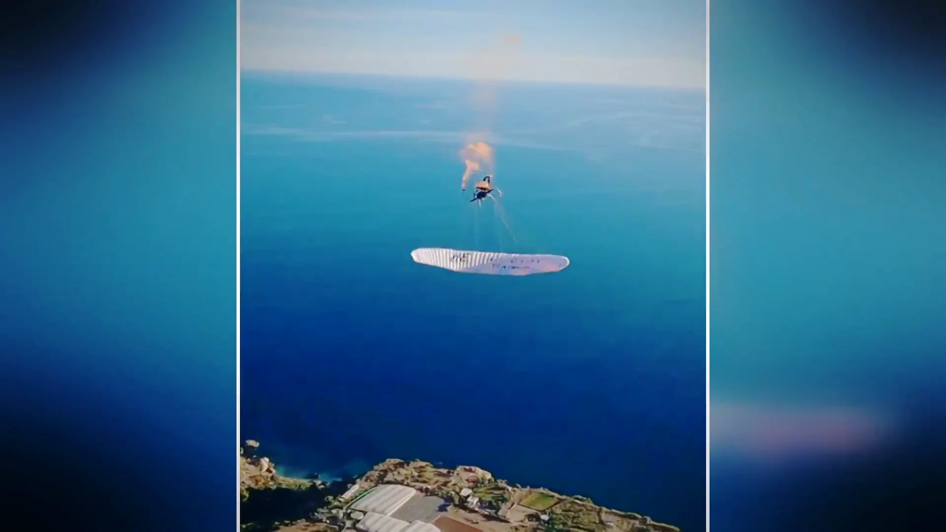 Las acrobacias al l&iacute;mite del parapentista David Tejeiro: "En el aire es donde m&aacute;s c&oacute;modo estoy"