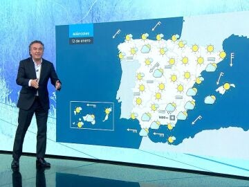 Descenso intenso de las temperaturas con lluvias m&aacute;s d&eacute;biles en el norte peninsular