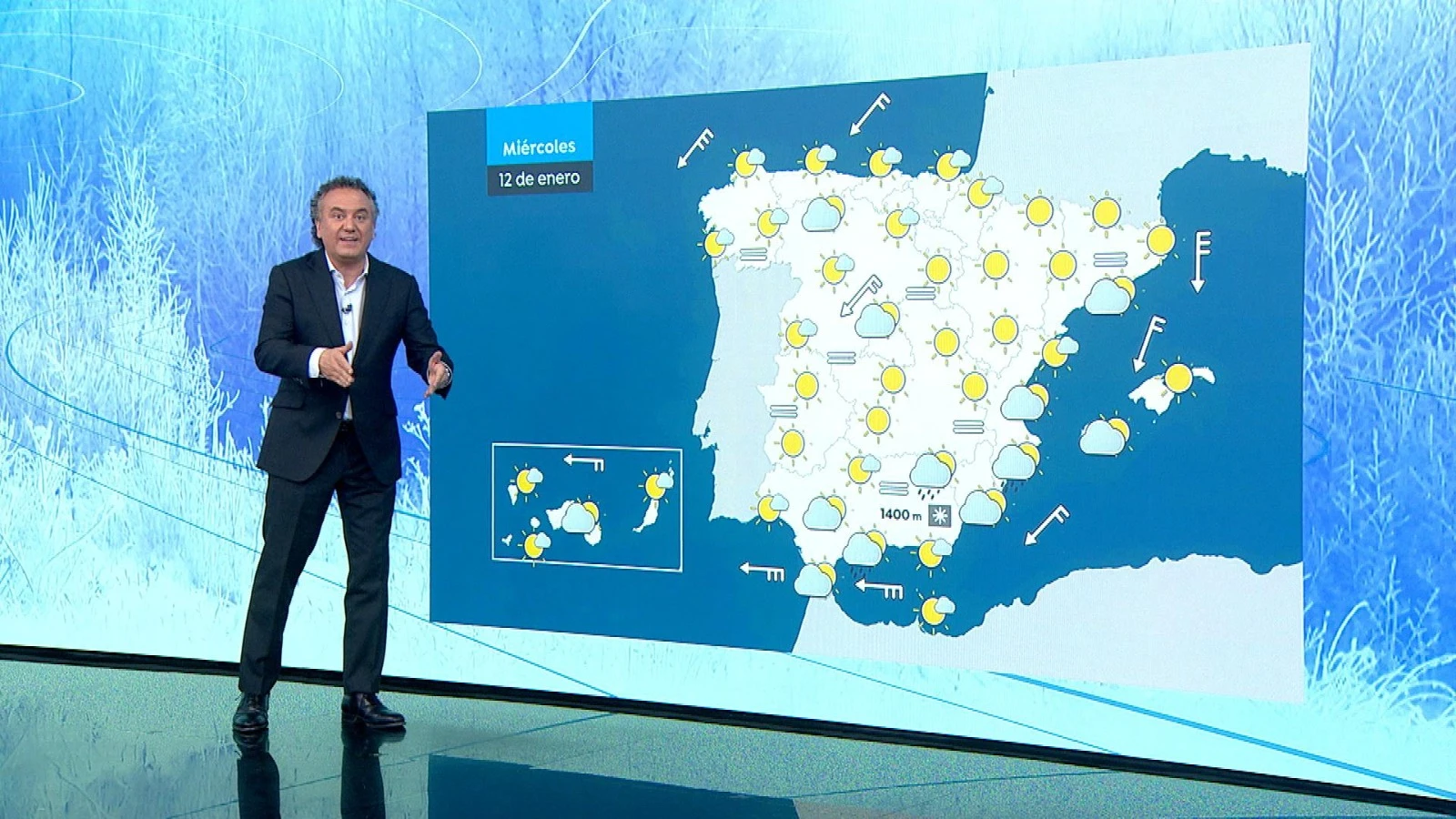 Descenso intenso de las temperaturas con lluvias más débiles en el norte peninsular Descenso intenso de las temperaturas con lluvias más débiles en el norte peninsular
