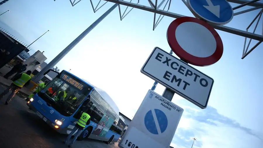 Autobuses de la EMT en Madrid 