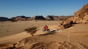 Joan Barreda, en acción en el Dakar 2022 Joan Barreda, en acción en el Dakar 2022