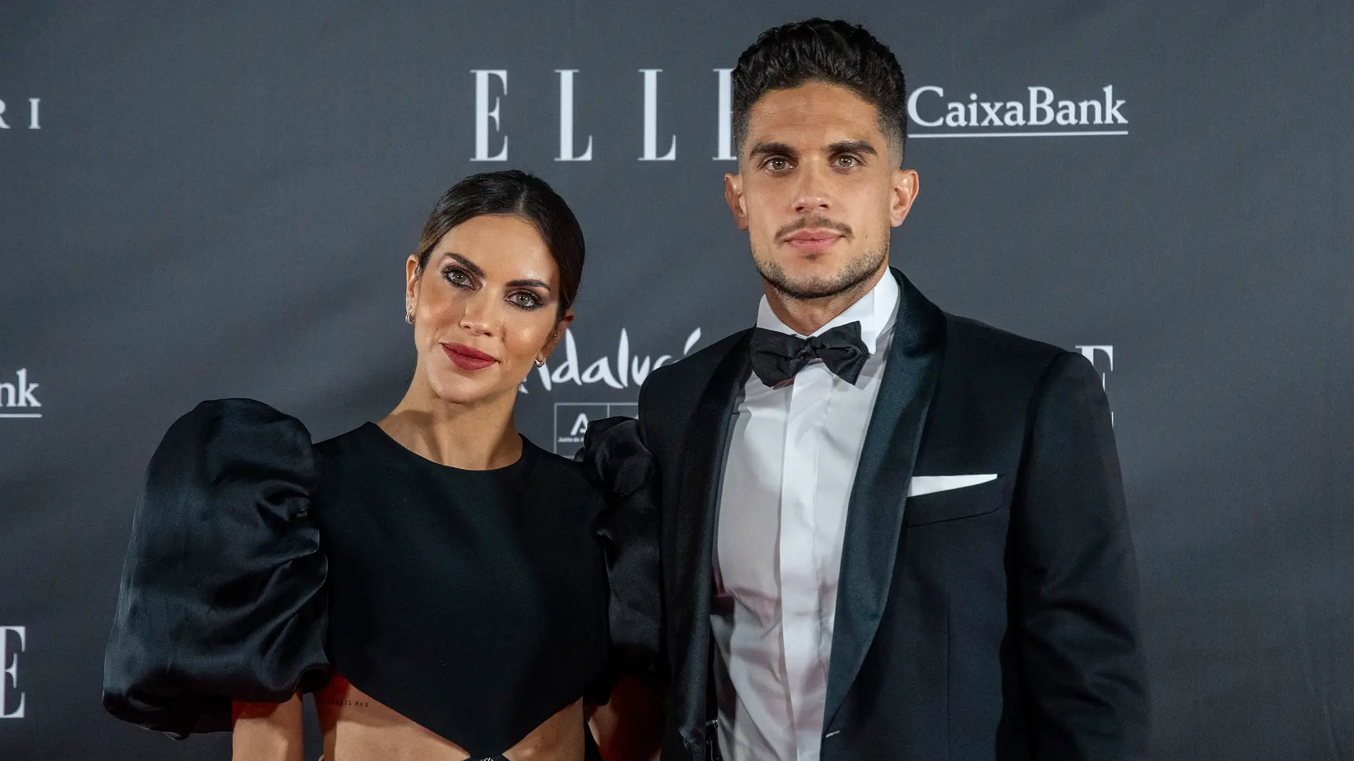 Melissa Jiménez y Marc Bartra