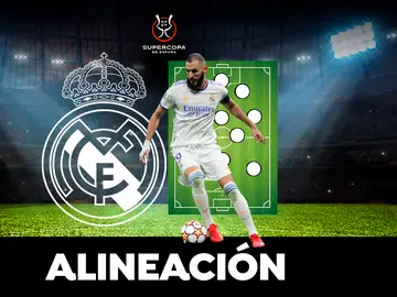 Alineación del Real Madrid hoy contra el Barcelona en el partido de semifinal de la Supercopa de España Alineación del Real Madrid hoy contra el Barcelona en el partido de semifinal de la Supercopa de España