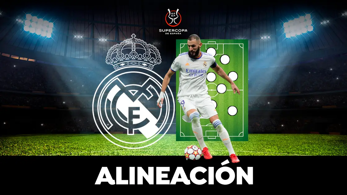 Alineación del Real Madrid hoy contra el Barcelona en el partido de semifinal de la Supercopa de España Alineación del Real Madrid hoy contra el Barcelona en el partido de semifinal de la Supercopa de España