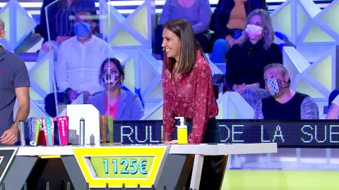 ¡No hay quien la pare! Laura resuelve ella sola el panel y suma a su marcador 1.125 euros ¡No hay quien la pare! Laura resuelve ella sola el panel y suma a su marcador 1.125 euros