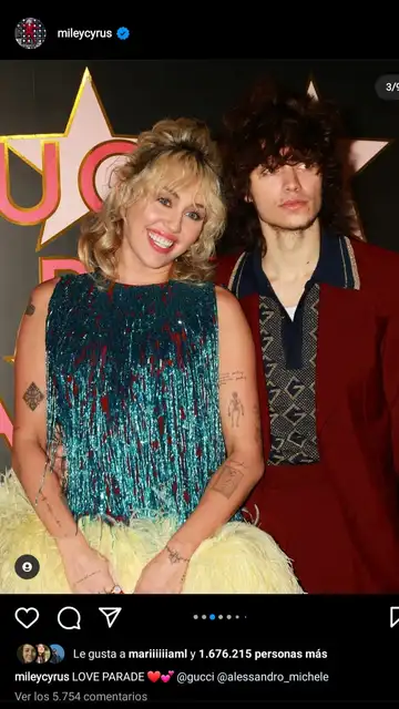 Miley Cyrus y Maxx Morando Miley Cyrus y Maxx Morando