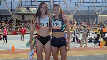 Sara y Claudia Gallego, hermanas, promesas del atletismo y rivales en la pista