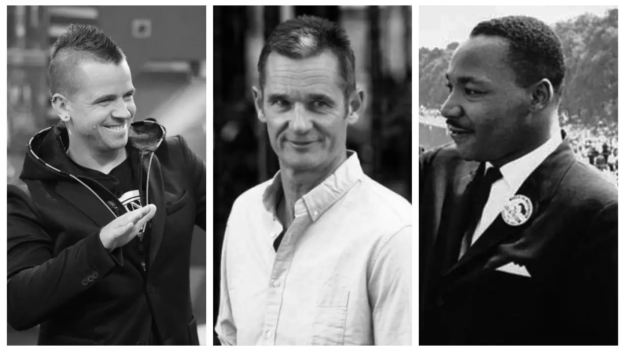 Efem&eacute;rides de hoy 15 de enero de 2022: Dabiz Mu&ntilde;oz, I&ntilde;aki Urdangarin y Martin Luther King (de izquierda a derecha)