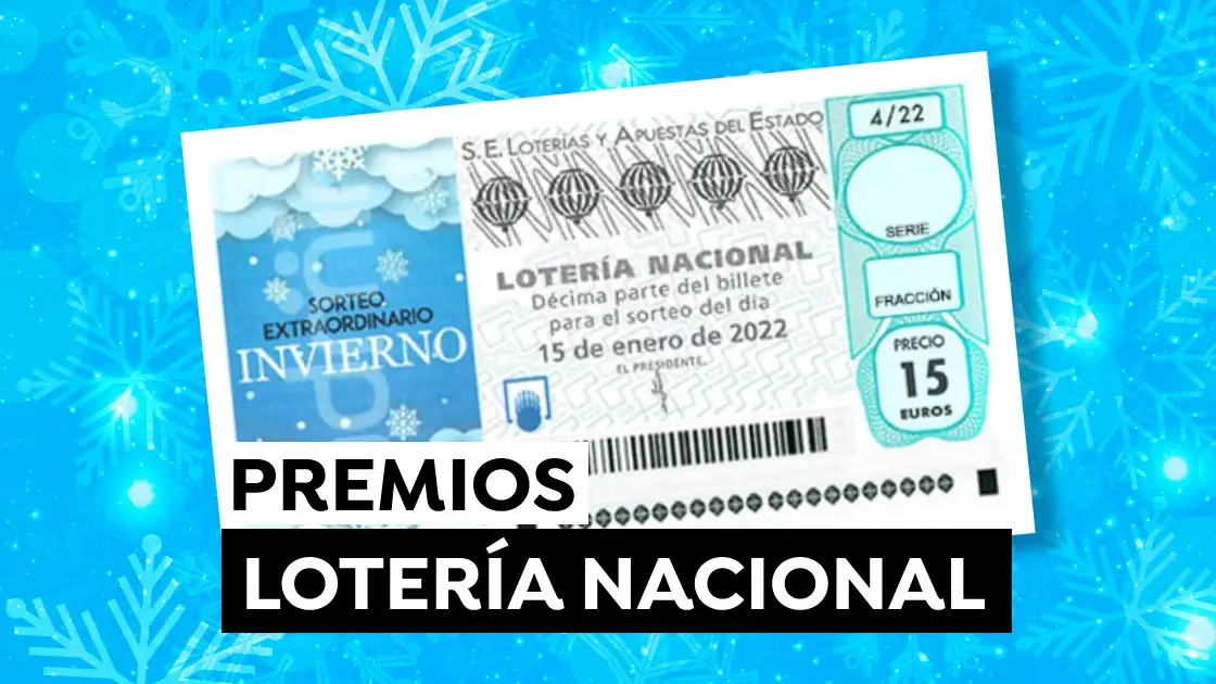 Lotería Nacional de España: Premios del Sorteo Extraordinario de Invierno 2022 Lotería Nacional de España: Premios del Sorteo Extraordinario de Invierno 2022