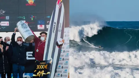 La increíble ola del surfista Natxo González para ganar la Vaca Gigante La increíble ola del surfista Natxo González para ganar la Vaca Gigante