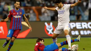 Marco Asensio es baja para la final de la Supercopa de España por problemas musculares Marco Asensio es baja para la final de la Supercopa de España por problemas musculares