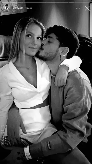 Cepeda con Andrea Dalmau Luis Cepeda