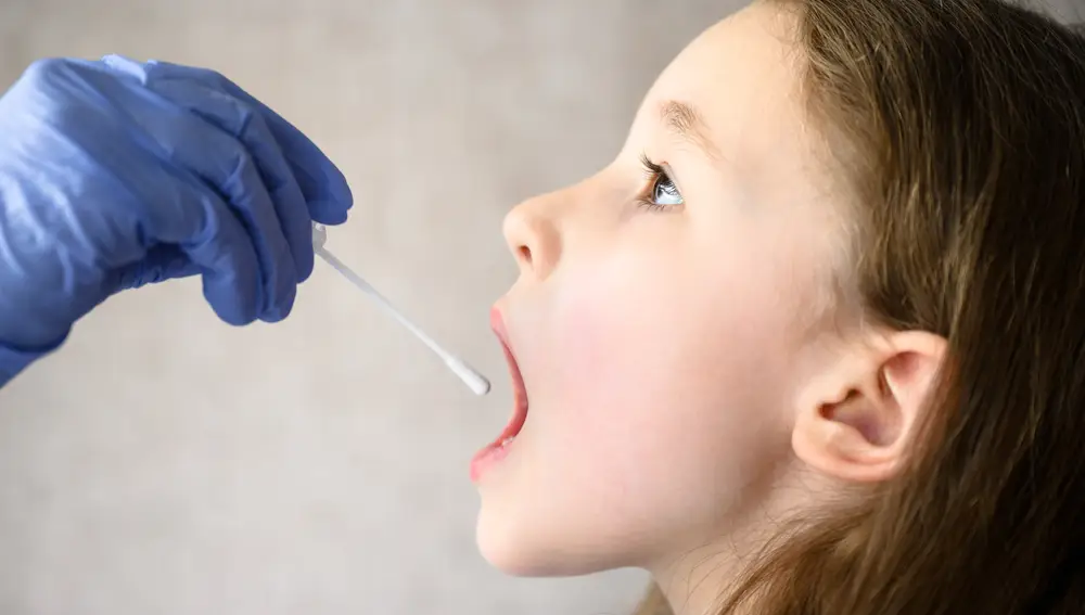 Test de antígenos con muestras de saliva