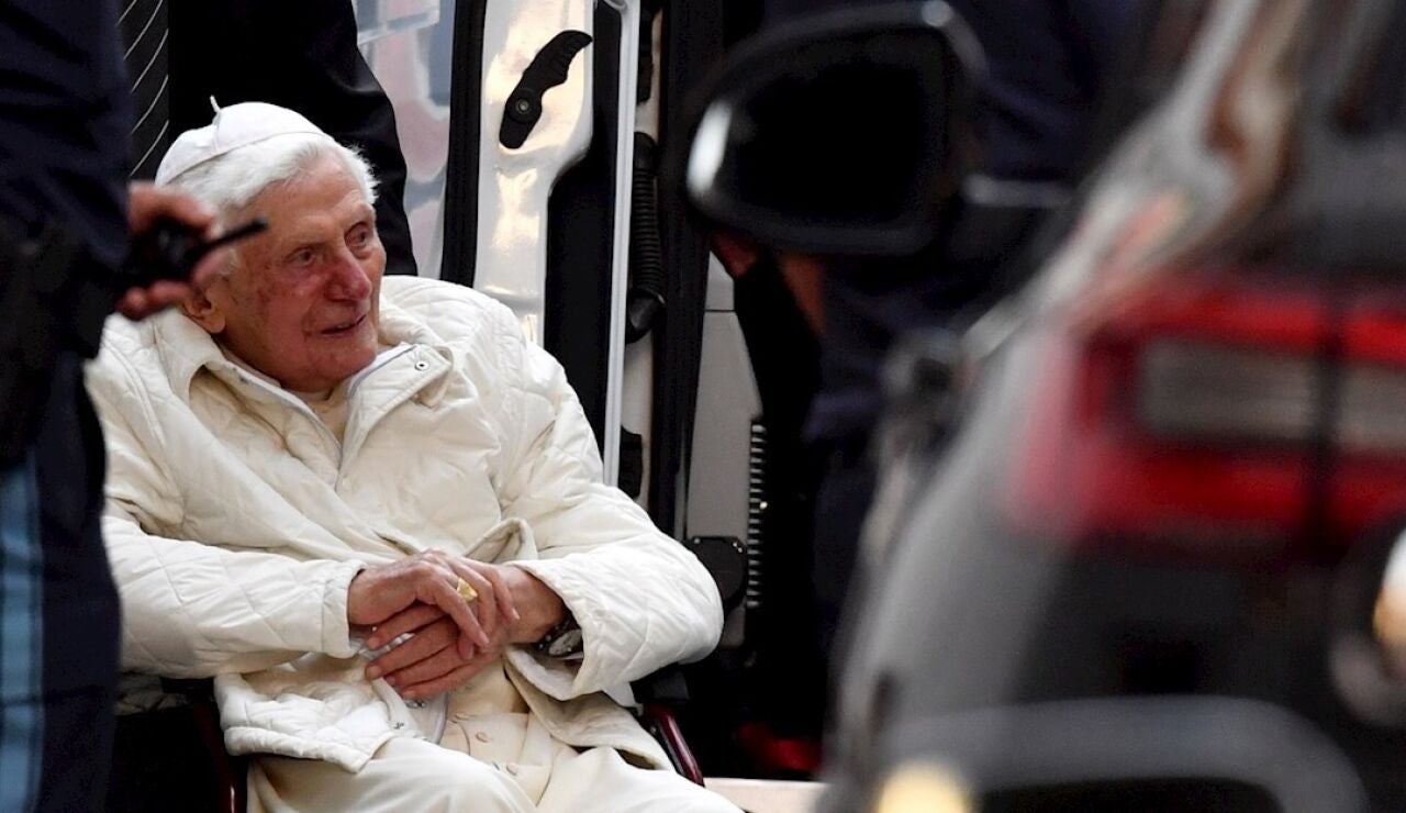 El papa emérito Benedict XVI, en una imagen tomada en junio de 2020 en Alemania.