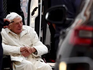 El papa emérito Benedict XVI, en una imagen tomada en junio de 2020 en Alemania. El papa emérito Benedict XVI, en una imagen tomada en junio de 2020 en Alemania.