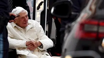 El papa emérito Benedict XVI, en una imagen tomada en junio de 2020 en Alemania. El papa emérito Benedict XVI, en una imagen tomada en junio de 2020 en Alemania.