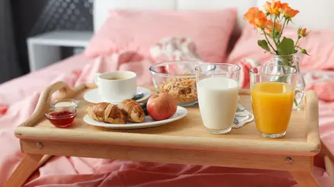 Desayuno en la cama Desayuno en la cama
