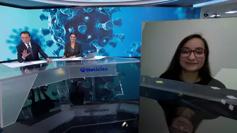 Verena, joven con covid persistente Verena, joven con covid persistente