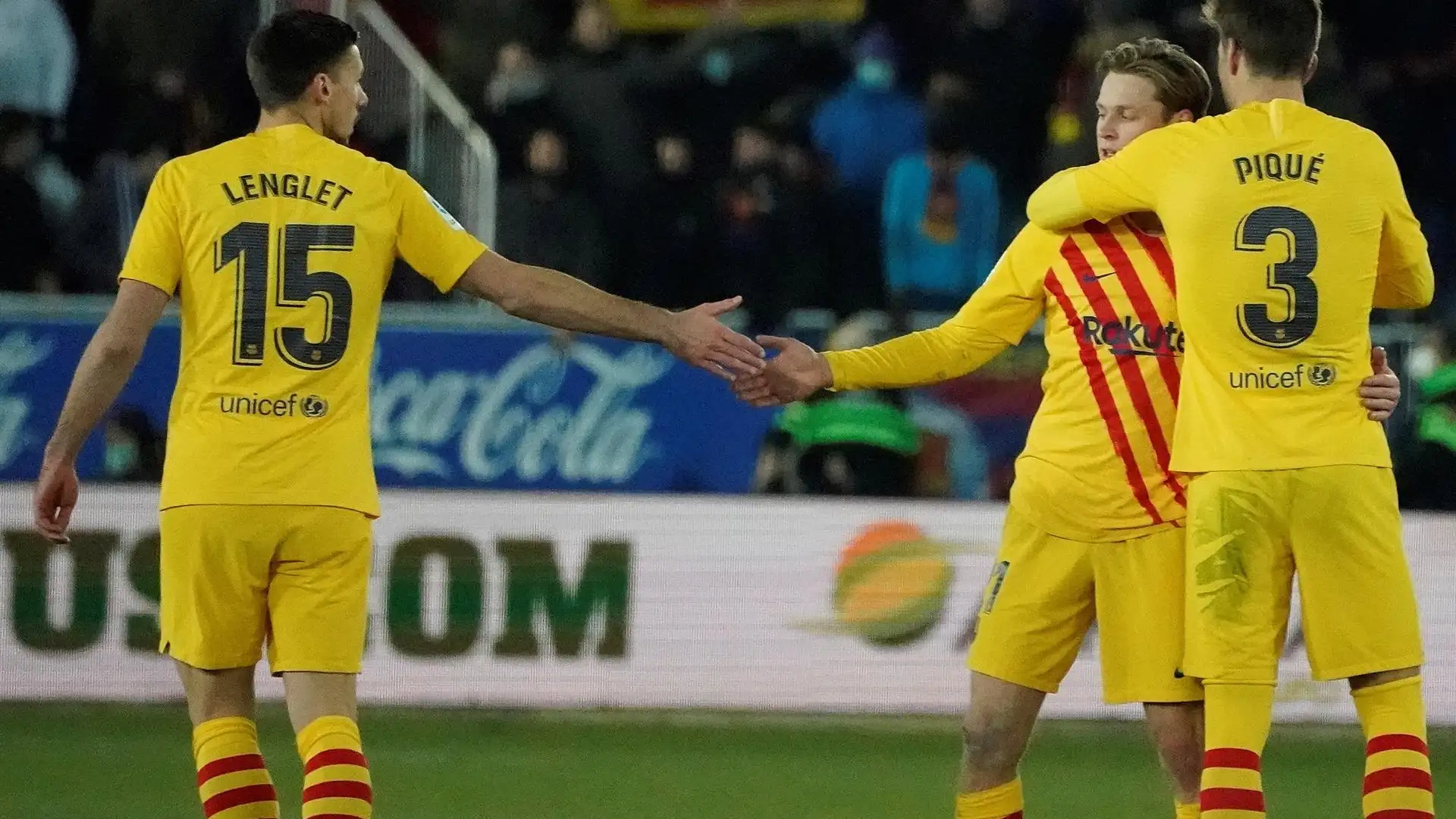 Frenkie de Jong, tras su gol al Alavés Frenkie de Jong, tras su gol al Alavés
