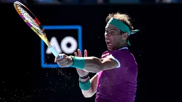 Rafa Nadal, en el Open de Australia