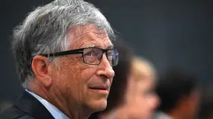 Imagen de archivo del cofundador de Microsoft, Bill Gates Imagen de archivo del cofundador de Microsoft, Bill Gates