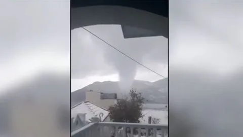 Fuerte temporal de nieve en Grecia y Turqu&iacute;a.