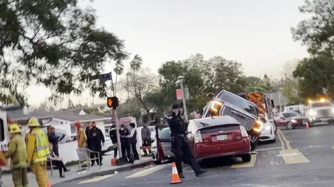 El accidente de Arnold Schwarzenegger El accidente de Arnold Schwarzenegger
