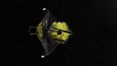 El telescopio James Web llega a su puesto de observación, a 1 millón y medio de kilómetros de la Tierra El telescopio James Web llega a su puesto de observación, a 1 millón y medio de kilómetros de la Tierra