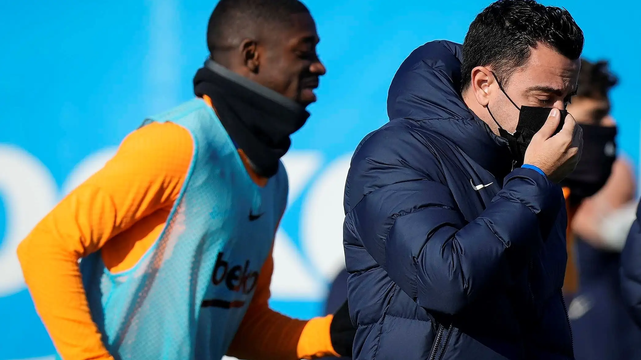 Ousmane Dembelé, durante un entrenamiento con el Barcelona Ousmane Dembelé, durante un entrenamiento con el Barcelona