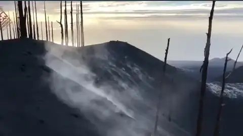 Se cumple un mes del final de la erupción del volcán de La Palma. Se cumple un mes del final de la erupción del volcán de La Palma.
