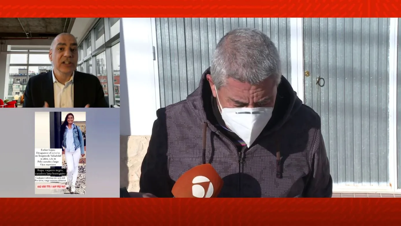 Nacho Abad, sobre la desaparición de Esther López. Nacho Abad, sobre la desaparición de Esther López.