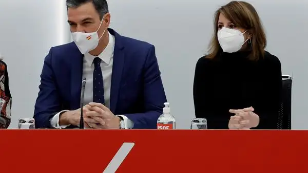 Pedro Sánchez y Adriana Lastra Pedro Sánchez y Adriana Lastra