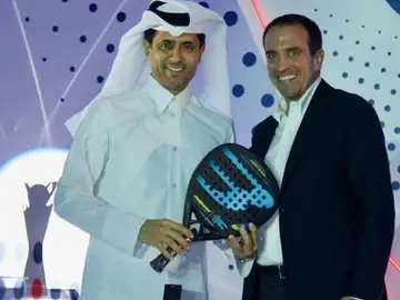 Al-Khelaifi en el World Padel Tour Al-Khelaifi en el World Padel Tour